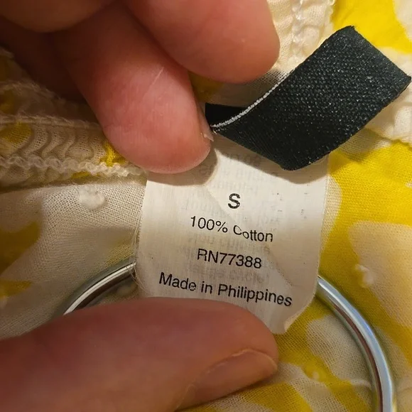 Jcrew Summer Spaghetti Strap Floral Yellow Dress As Seen On Sookie Stackhouse - Picture 6 of 10